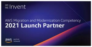 image of AWS re:Invent Migration and Modernization Competency 2021 Launch Partner