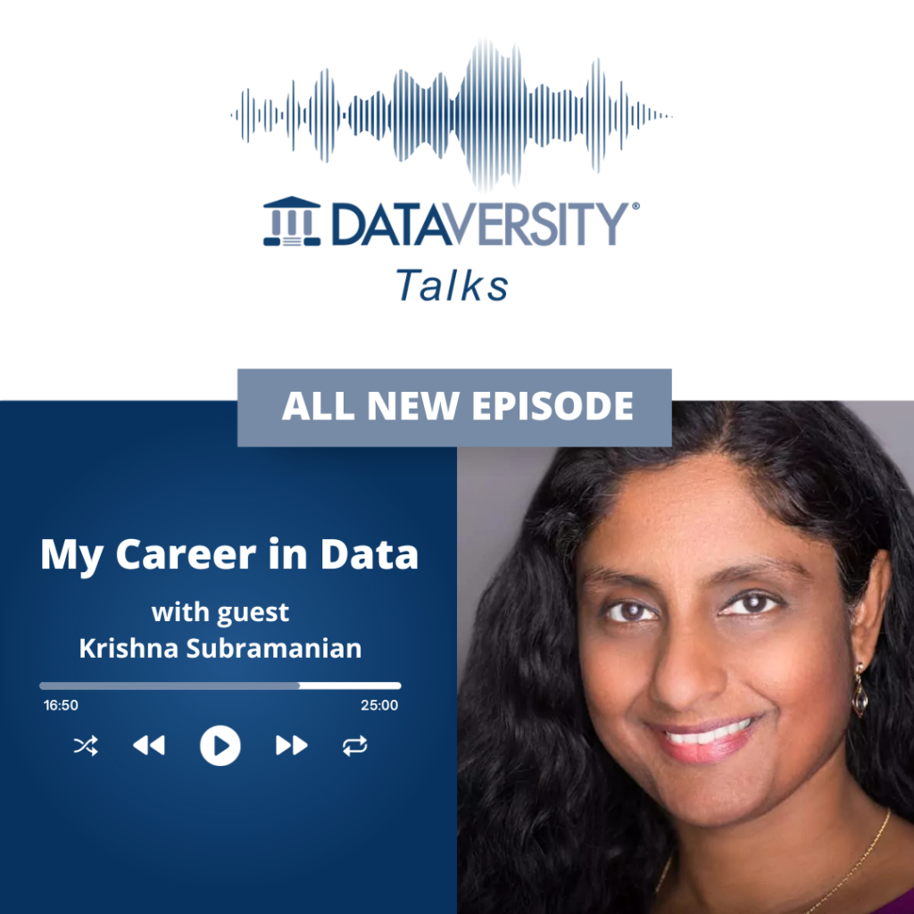 My Career in Data--Krishna Subramanian