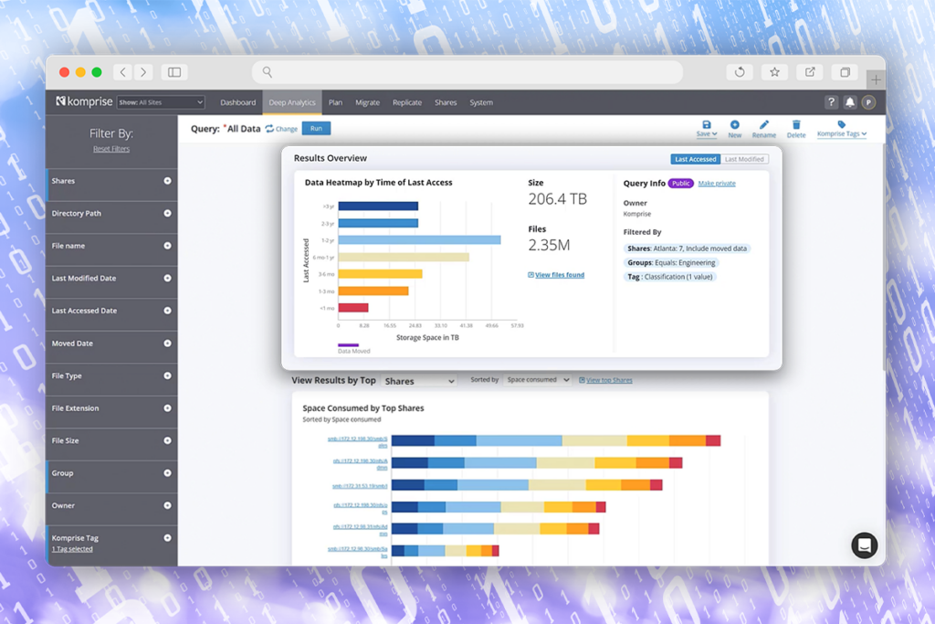 Komprise Gives Users Across the Enterprise New Tools for Managing Unstructured Data
