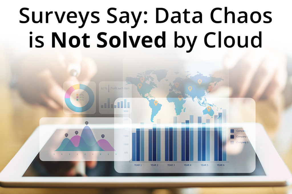 Surveys Say: Data Chaos is Not Solved by Cloud