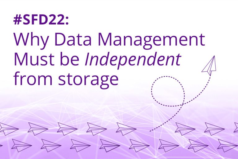 Why Data Management Must Be Independent from Storage