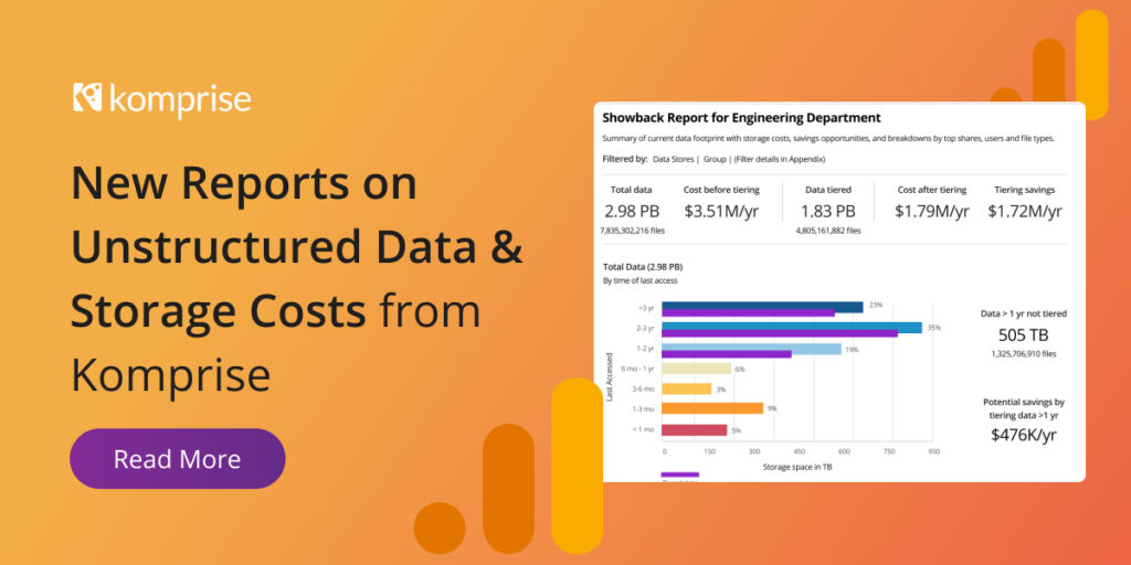 New Reports on Unstructured Data & Storage Costs from Komprise