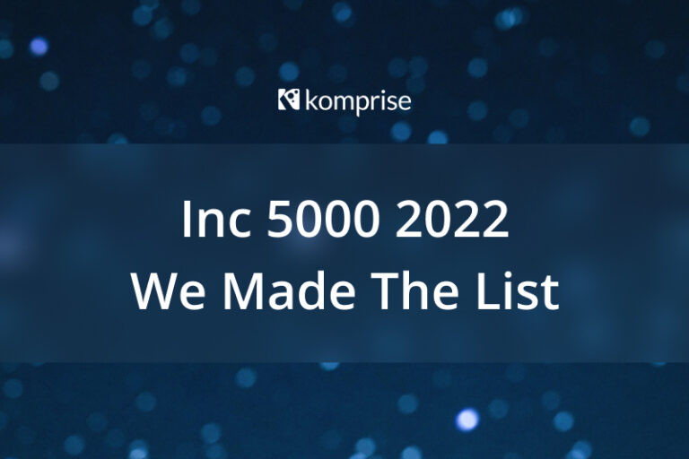 Komprise Achieves Inc. 5000 Ranking Again in 2023