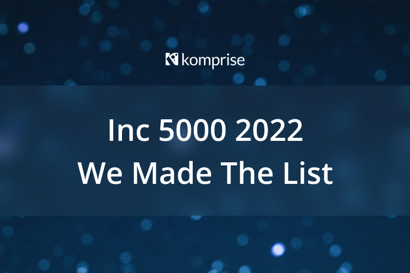 Komprise Achieves Inc. 5000 Ranking Again in 2023