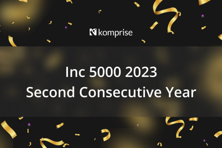 Komprise Achieves Inc. 5000 Ranking Again in 2023