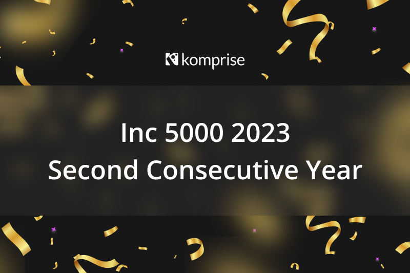 Komprise Achieves Inc. 5000 Ranking Again in 2023