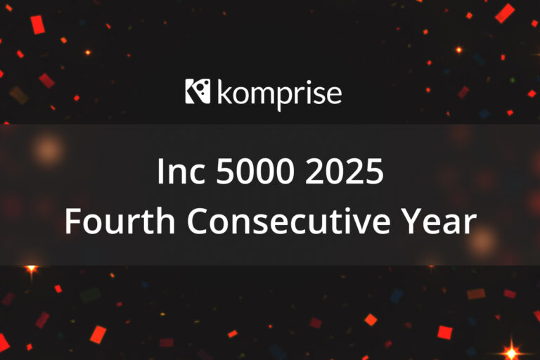 Komprise Lands a Spot on Inc. 5000 for Fourth Year in a Row