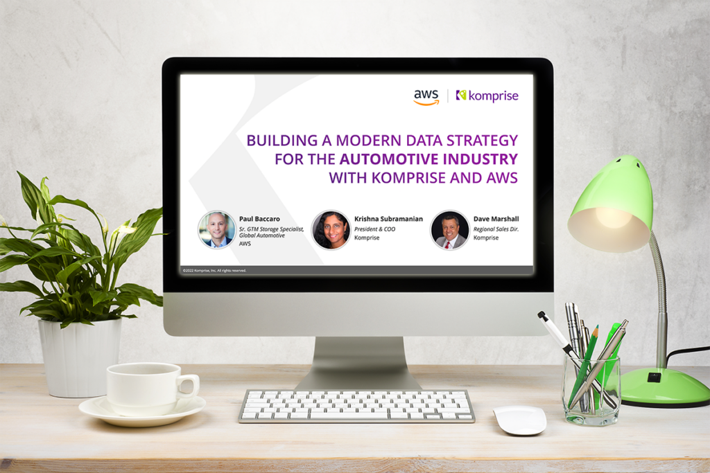 Building a Modern Data Strategy for the Automotive Industry with Komprise and AWS