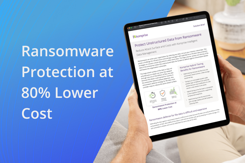 Protect Unstructured Data from Ransomware