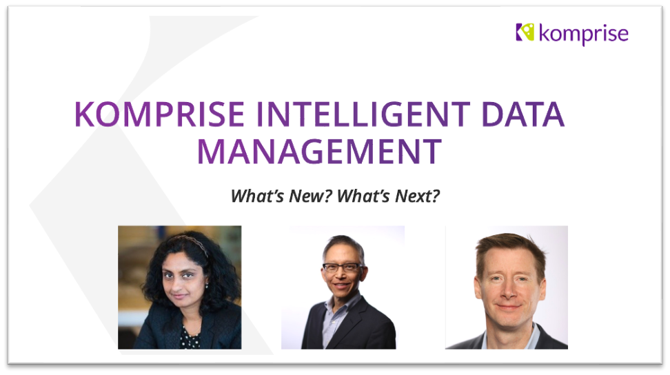 Webinar: Smart Data Workflow Manager