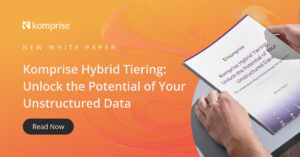 hybrid tiering Komprise